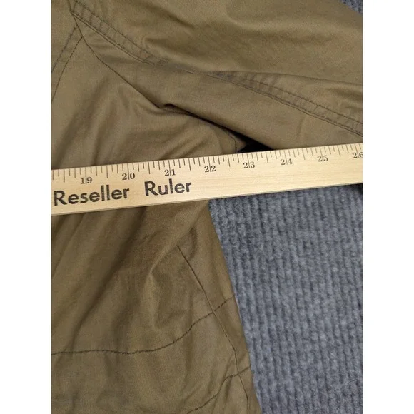 LL Bean x British‎ Millerain Waxed Cotton Field Jacket Women's Size XL Tan Chore